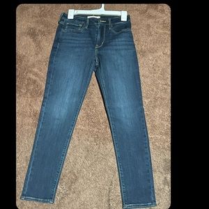 I am selling these Levi jeans shown in the picture,size 27,color a blue wash.